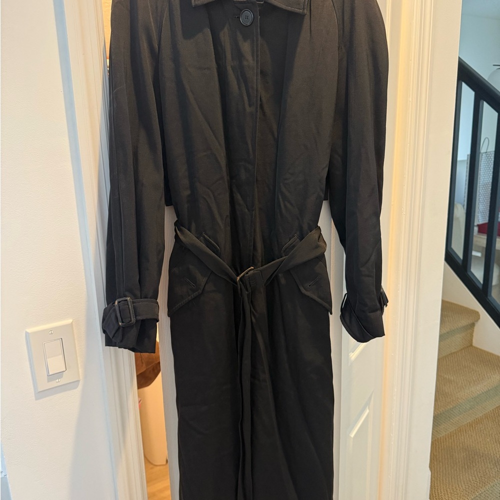 Classic Black Women’s Trench Coat - Timeless Outerwear